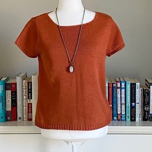 Eddie Bauer | Burnt Orange Knit Sweater